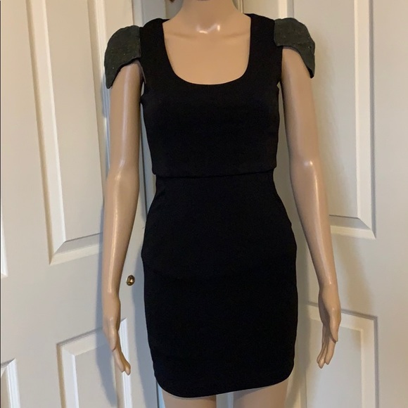 biba black and gold dress